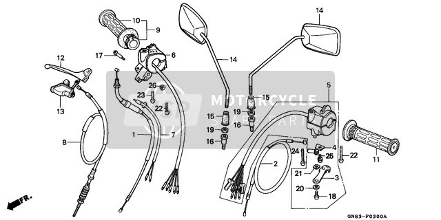 Handle Lever/Switch/Cable